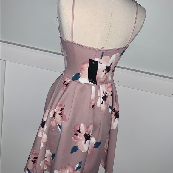 NEW WITH TAGS SOPRANO FIT & FLARE SPAGHETTI STRAP DRESS FLORAL & LAVENDER SIZE S - Picture 11 of 16